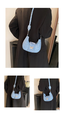 Populer NEW NICHE DESIGN BAG FEMALE TREND FOREIGN STYLE KERUPAK BAG PEMANGAT PEMANGAT PEMANGAT