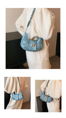Populer NEW NICHE DESIGN BAG FEMALE TREND FOREIGN STYLE KERUPAK BAG PEMANGAT PEMANGAT PEMANGAT