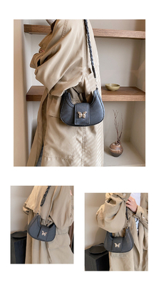 Populer NEW NICHE DESIGN BAG FEMALE TREND FOREIGN STYLE KERUPAK BAG PEMANGAT PEMANGAT PEMANGAT