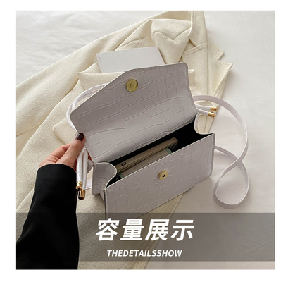 Kualitas kulit PURE COLOR ALL-IN-ONE tas tangan wanita punggung bahu tas tubuh silang tas lengan bawah tas wanita