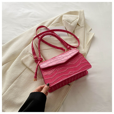 Kualitas kulit PURE COLOR ALL-IN-ONE tas tangan wanita punggung bahu tas tubuh silang tas lengan bawah tas wanita