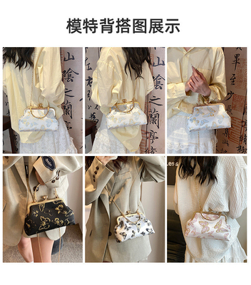 TAS MAKAN CHEONGSAM GAYA CINA BARU UNTUK WANITA 2024 MUSIM SEMI/MUSIM PANAS TAS TANGAN BARU TAS SENIOR RANTAI SELEMPANG