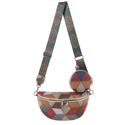 Musim gugur dan musim dingin retro tas crossbody tas wanita tas fashion dada tas crossbody baru desain ceruk ponsel retro kipas