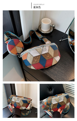 Musim gugur dan musim dingin retro tas crossbody tas wanita tas fashion dada tas crossbody baru desain ceruk ponsel retro kipas