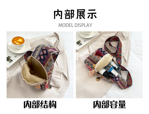 NEW CHINESE FASHION SINGLE SHOULDER CROSSBODY BAG NET MERAH Sederhana ETHNIC STYLE BAG KEcil tekstur tas dada tas wanita