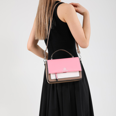 2024 Musim semi dan musim panas mode baru tas persegi kecil tas bahu tunggal tas yang cocok warna tangan tas crossbody