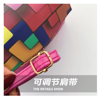 2024 Musim semi/musim panas mode baru tekstur yang cocok warna crossbody tas bahu tas tangan tahun ini