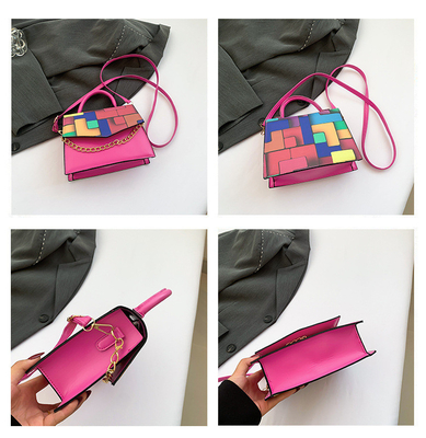 2024 Musim semi/musim panas mode baru tekstur yang cocok warna crossbody tas bahu tas tangan tahun ini