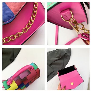 2024 Musim semi/musim panas mode baru tekstur yang cocok warna crossbody tas bahu tas tangan tahun ini