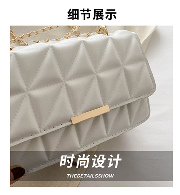 COLOR SOLID SIMPLE SINGLE SHOULDER BAG CROSSBODY KETEN BAG Musim semi/musim panas PERSONALITAS SENIOR BARU dalam tekstur BAG