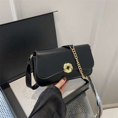 Tas kecil wanita lintas batas baru musim semi dan musim panas semua bahu tas crossbody desain nirkabel tekstur tas persegi kecil