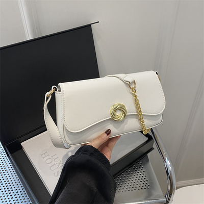 Tas kecil wanita lintas batas baru musim semi dan musim panas semua bahu tas crossbody desain nirkabel tekstur tas persegi kecil