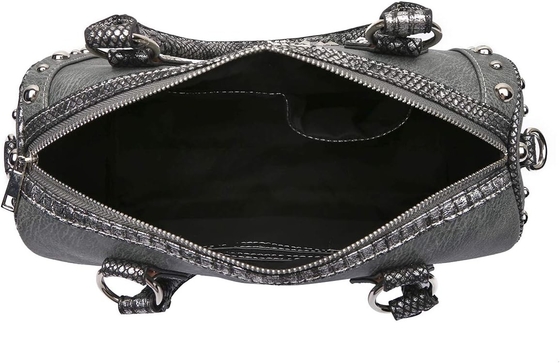 Sugar Skull Day of the Dead Punk Art Purse Removable Strap Wanita Tas Tas Tangan Bahu Tas Dompet Set
