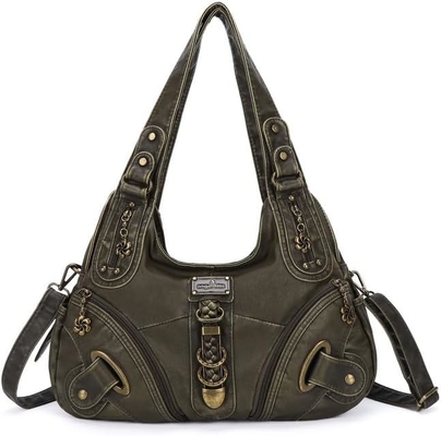 ANGELKISS HOBO dompet dan tas tangan untuk wanita tas tangan wanita tas besar tas bahu harian