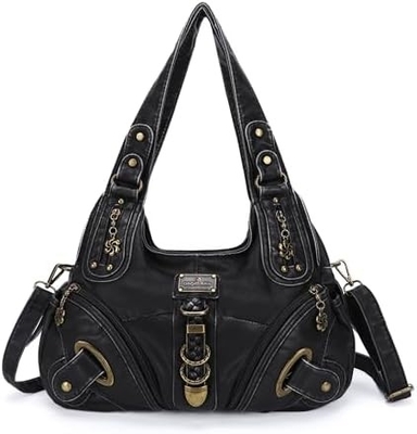 ANGELKISS HOBO dompet dan tas tangan untuk wanita tas tangan wanita tas besar tas bahu harian