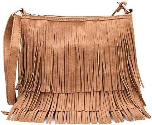 Western Cowgirl Fashion Gaya kulit FRIENCH crossbody tas tangan wanita dompet negara setiap hari tas bahu