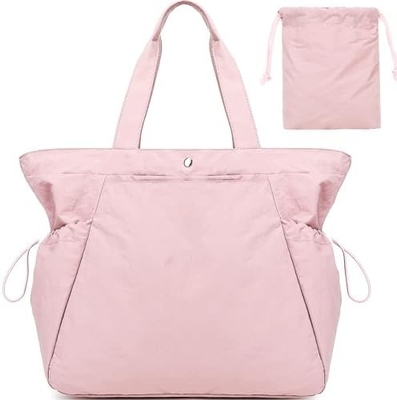 BTOOP TOTE BAG FOR WOMEN, FOLDABLE BEACH GYM BAGS, SIDE-CINCH LIGHTWEIGHT SHOPPER SHOULDER BAG untuk perjalanan,KERJA