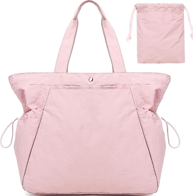 BTOOP TOTE BAG FOR WOMEN, FOLDABLE BEACH GYM BAGS, SIDE-CINCH LIGHTWEIGHT SHOPPER SHOULDER BAG untuk perjalanan,KERJA