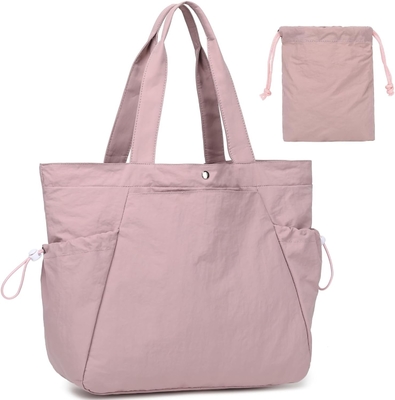 BTOOP TOTE BAG FOR WOMEN, FOLDABLE BEACH GYM BAGS, SIDE-CINCH LIGHTWEIGHT SHOPPER SHOULDER BAG untuk perjalanan,KERJA
