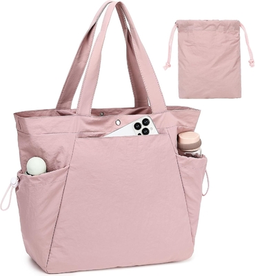 BTOOP TOTE BAG FOR WOMEN, FOLDABLE BEACH GYM BAGS, SIDE-CINCH LIGHTWEIGHT SHOPPER SHOULDER BAG untuk perjalanan,KERJA