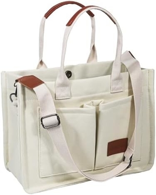 Tas besar untuk wanita dengan kantong, laptop, dompet untuk semua orang, tas sehari-hari, tas tangan untuk bekerja, gym pantai.