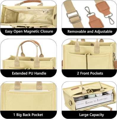 Tas besar untuk wanita dengan kantong, laptop, dompet untuk semua orang, tas sehari-hari, tas tangan untuk bekerja, gym pantai.
