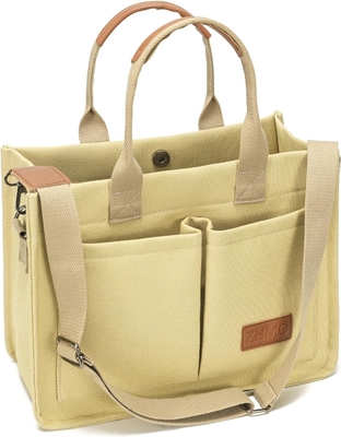 Tas besar untuk wanita dengan kantong, laptop, dompet untuk semua orang, tas sehari-hari, tas tangan untuk bekerja, gym pantai.
