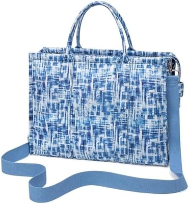 Kanvas TOTE tas untuk wanita fashion tas tangan tas bahu dengan zipper crossbody tas untuk perjalanan kerja