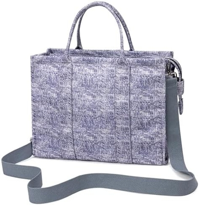 Kanvas TOTE tas untuk wanita fashion tas tangan tas bahu dengan zipper crossbody tas untuk perjalanan kerja