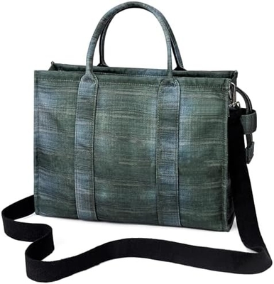 Kanvas TOTE tas untuk wanita fashion tas tangan tas bahu dengan zipper crossbody tas untuk perjalanan kerja