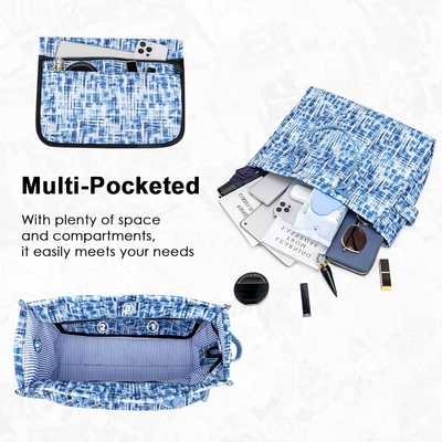 Kanvas TOTE tas untuk wanita fashion tas tangan tas bahu dengan zipper crossbody tas untuk perjalanan kerja
