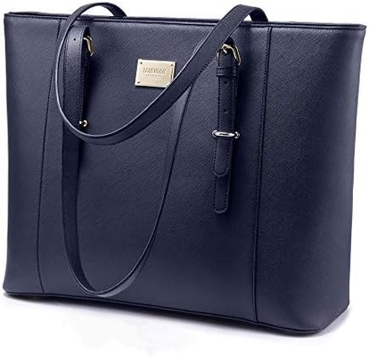 Tas Laptop Lovevook untuk Wanita, Tas Komputer Kulit Terstruktur, Tas Kerja Profesional, Pilihan Guru / Pengacara,