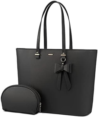 Tas Laptop Lovevook untuk Wanita, Tas Komputer Kulit Terstruktur, Tas Kerja Profesional, Pilihan Guru / Pengacara,