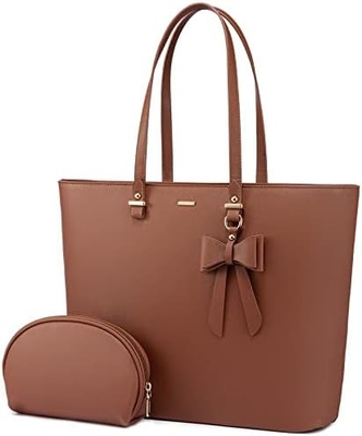 Tas Laptop Lovevook untuk Wanita, Tas Komputer Kulit Terstruktur, Tas Kerja Profesional, Pilihan Guru / Pengacara,