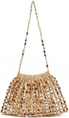 MIUCO BEADED BACKET VINTAGE BACKET ELEGANT DINNER Clutch BAG FORMAL 1920s Aksesoris untuk tas wanita