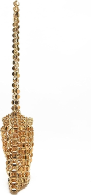 MIUCO BEADED BACKET VINTAGE BACKET ELEGANT DINNER Clutch BAG FORMAL 1920s Aksesoris untuk tas wanita