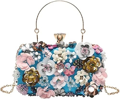 Lettuce Clutch bunga tas malam tas untuk wanita pesta formal tas tangan rantai tali bahu tas