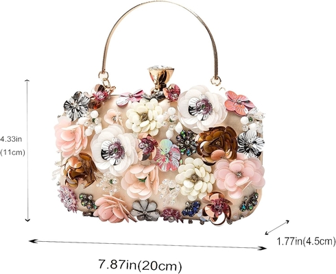 Lettuce Clutch bunga tas malam tas untuk wanita pesta formal tas tangan rantai tali bahu tas