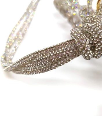 Tas Akrilik Bening Rhinestone Akrilik Kopling Kristal Tas Malam untuk Wanita Glitter Tas untuk pesta pernikahan