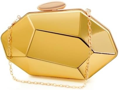 Tas tangan, tas genggaman geometris untuk pesta, pernikahan, prom