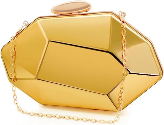 Tas tangan, tas genggaman geometris untuk pesta, pernikahan, prom