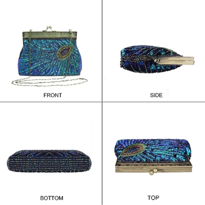 VINTAGE STYLE DITINGKAT dan DITINGKAT MAKMUR tas pesta pernikahan tas genggam dompet untuk wanita malam