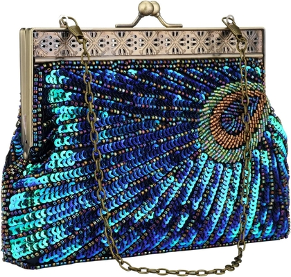 VINTAGE STYLE DITINGKAT dan DITINGKAT MAKMUR tas pesta pernikahan tas genggam dompet untuk wanita malam