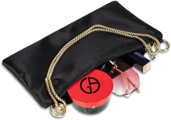 Tas Malam Satin Wanita Clutch Tas Tas untuk Wanita Wedding Shoulder Bag dengan 2 Rantai untuk pesta koktail formal