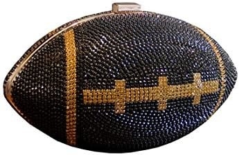 UMREN Wanita Basketbol berbentuk cross body purse rhinestone bola bulat kristal malam tas genggaman tas untuk pernikahan