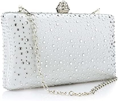 Tas Malam Wanita Sparkling Rhinestone Pernikahan Pesta Malam Kopling Tas Tas Tas Rantai Bahu Crossbody Tas
