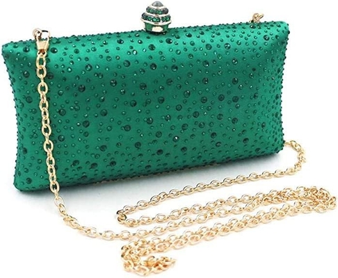 Tas Malam Wanita Sparkling Rhinestone Pernikahan Pesta Malam Kopling Tas Tas Tas Rantai Bahu Crossbody Tas