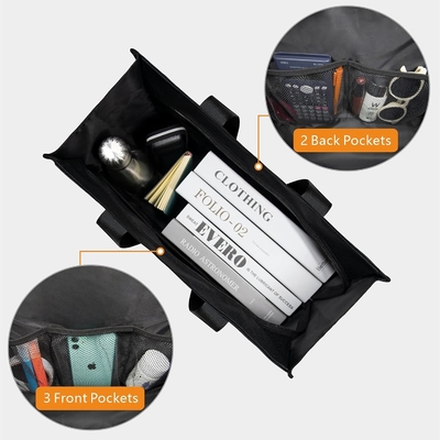 TOPDESIGN UTILITY TUTET BAG tahan air dengan 13 kantong eksterior &amp; interior, top zipper closure &amp; tebal bagian bawah dukungan