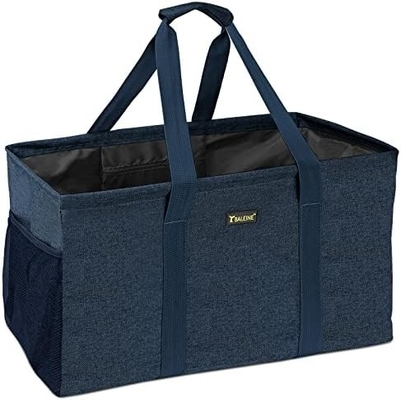 Tas Tote Ekstra Besar Untuk Perlengkapan ikan paus dengan bingkai kawat untuk penyimpanan (biru, 16,5'X14'X10'')