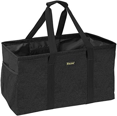 Tas Tote Ekstra Besar Untuk Perlengkapan ikan paus dengan bingkai kawat untuk penyimpanan (biru, 16,5'X14'X10'')